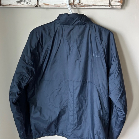 Men's The North Face Full Zipper Reversible Jacket Navy Blue - Size Medium - Picture 2 of 4